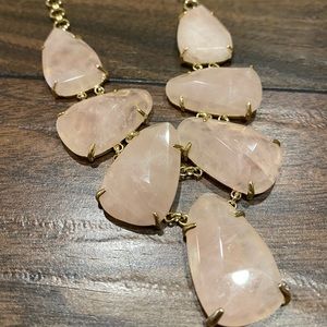 Kendra Scott Rose Quartz Necklace